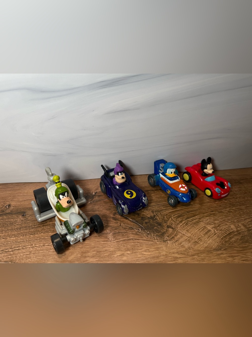 Fisher-Price Mickey Roadster Racers Vehicle Lot Pete Goofy Donald + Mickey